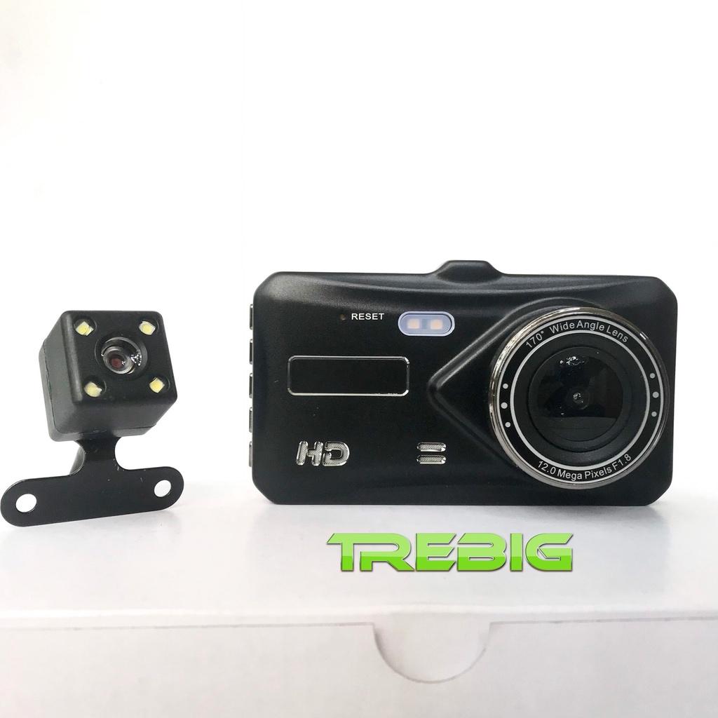 Camera hành trình ô tô I8 ,camera hành trình Cảm ứng Quay trước sau, Full HD 1080p quay đêm rõ nét