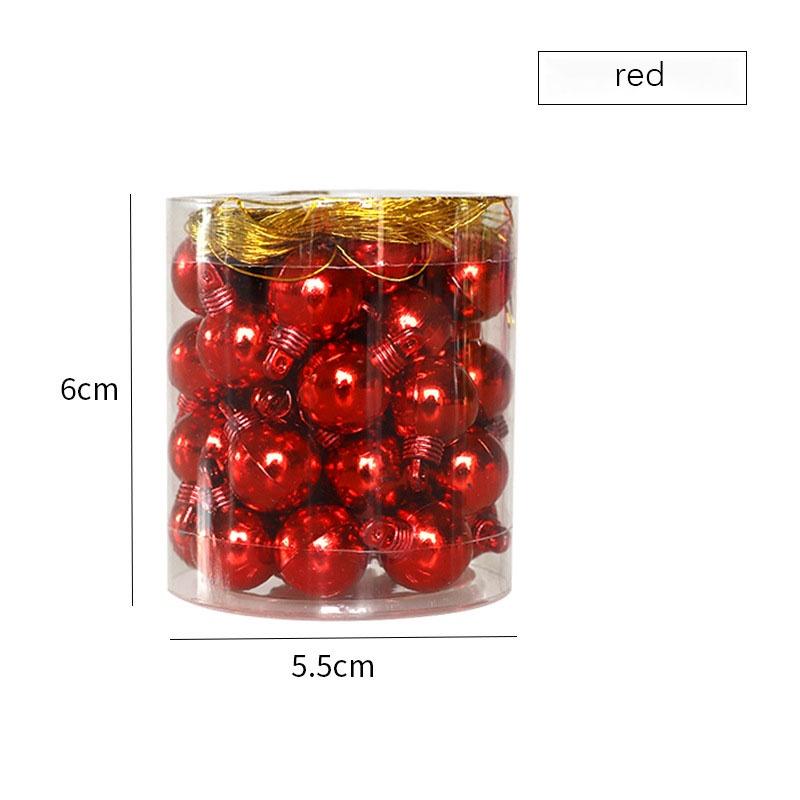 40 Trái Châu 1.5cm Trang Trí Cây Thông Giáng Sinh Năm Mới
