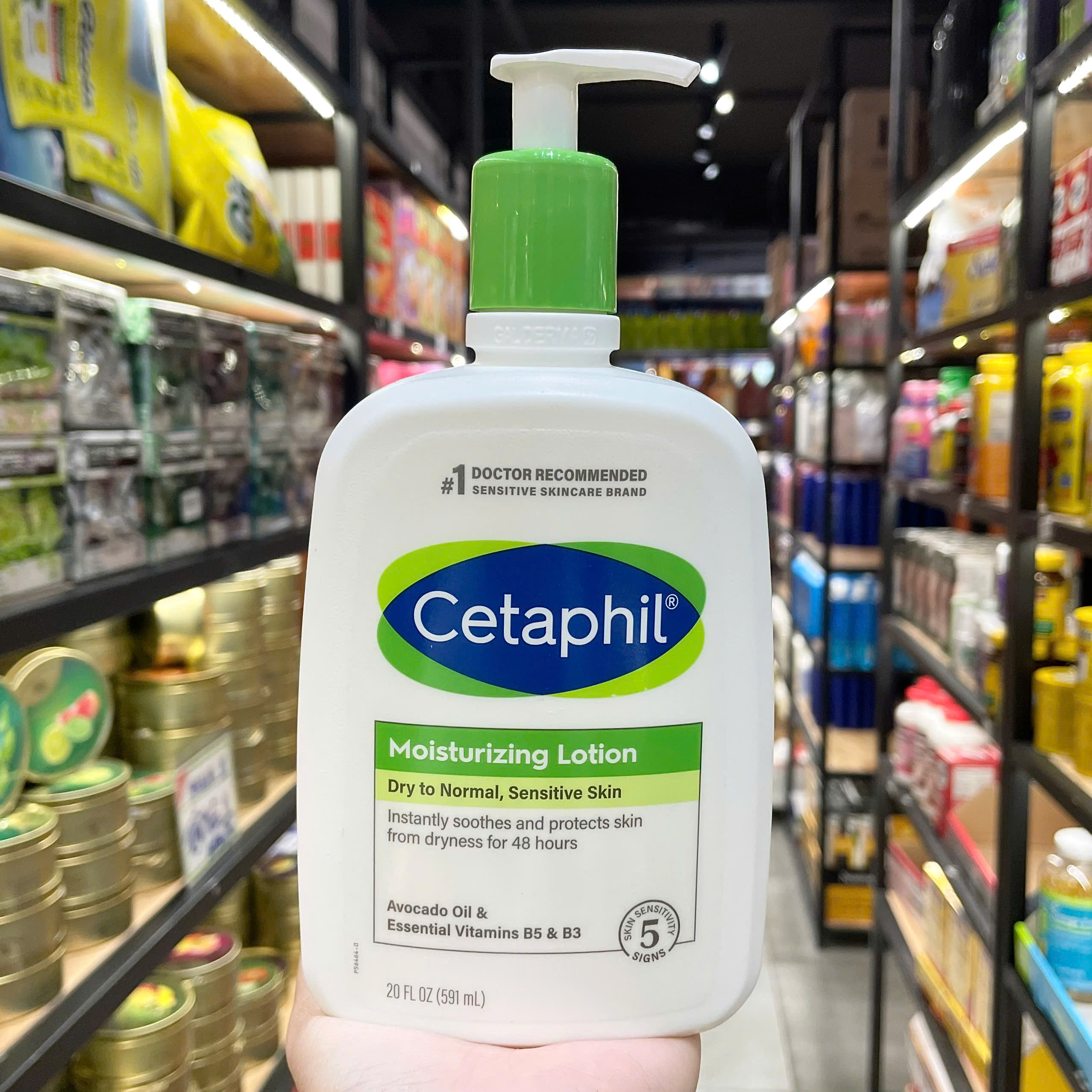 Sữa Dưỡng Ẩm Toàn Thân Cetaphil Moisturizing Lotion 591Ml Chai Có Vòi - 1 Chai 591Ml