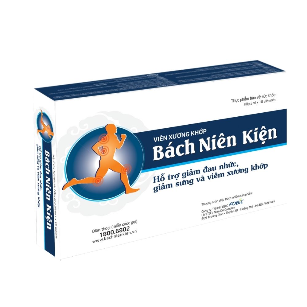 Bách Niên Kiện - Hỗ trợ giảm viêm khớp, thoái hóa khớp, tăng khả năng vận động ở người bị đau nhức xương khớp