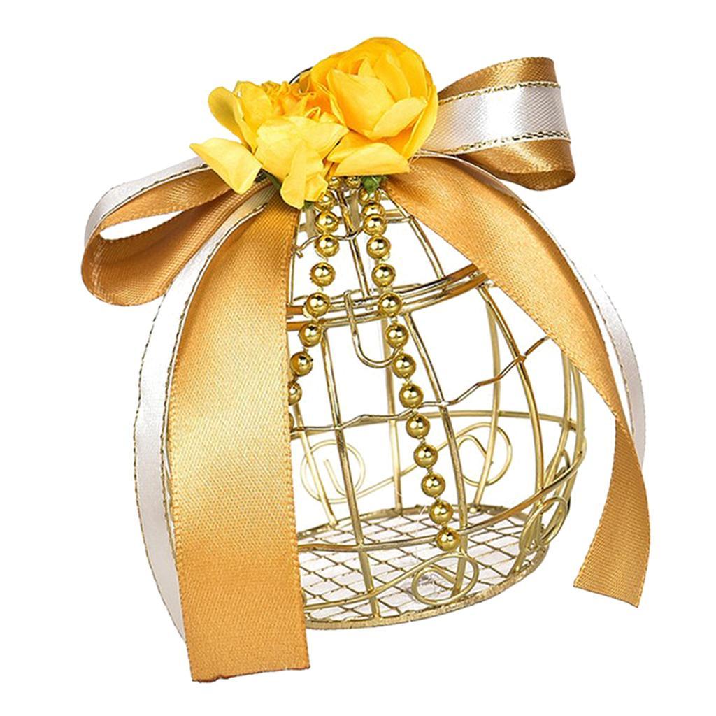 Hollow Bird Cage Wedding Christmas Party Gift Box Chocolate Candy Box