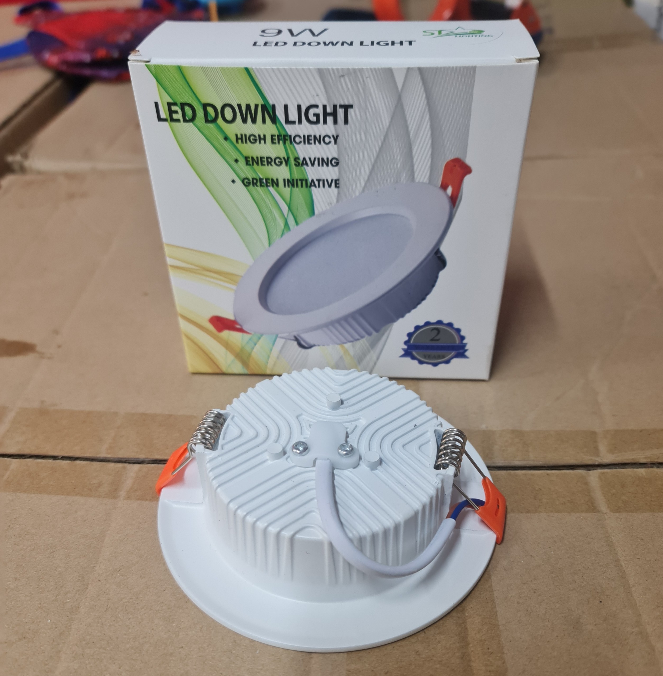 Đèn Led Âm Trần 9w Lỗ Khoét 90mm 3 Màu