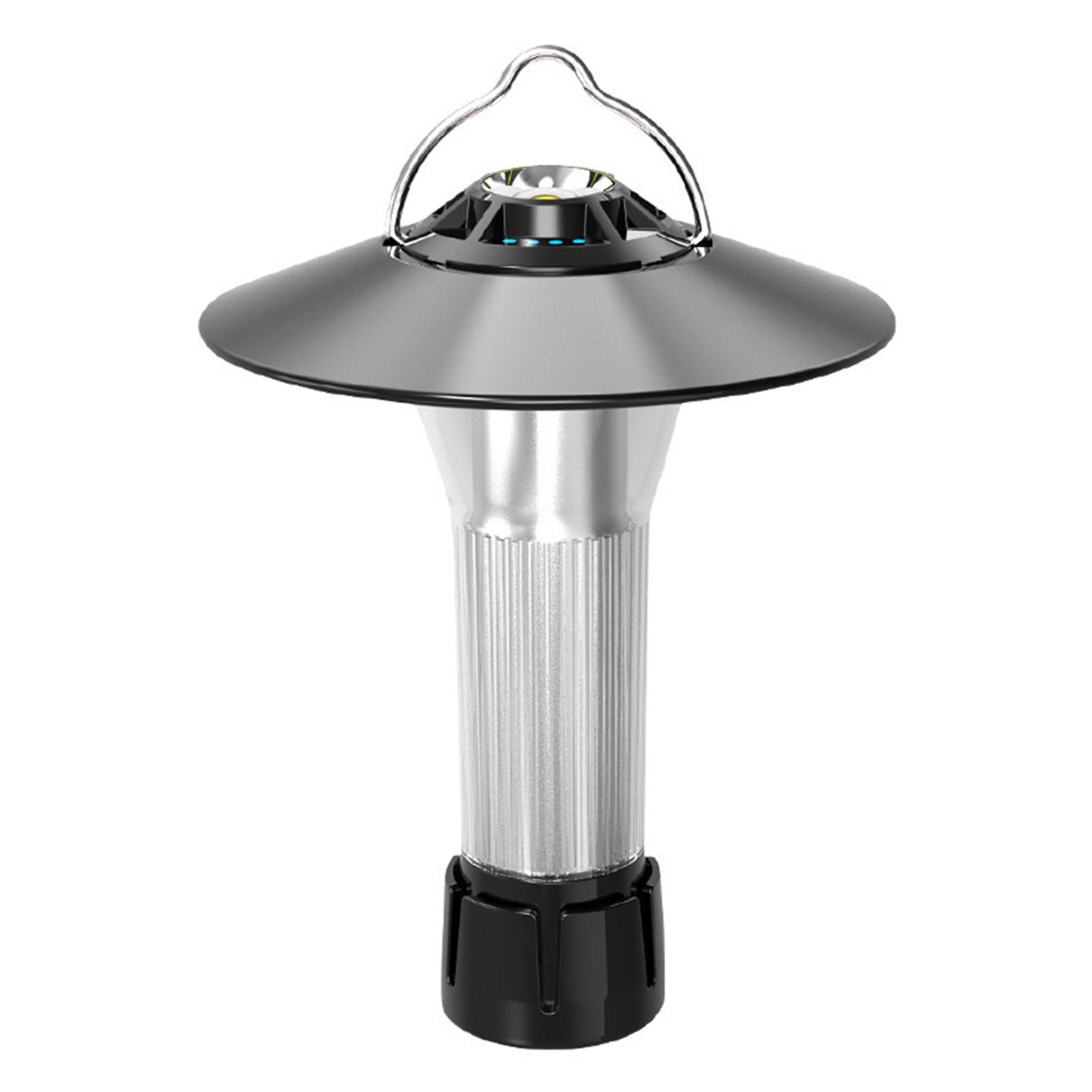 USB Rechargeable Flashlight Waterproof Camping Tent Light Magnetic Work Light with Tripod for Outdoor Camping Emergency