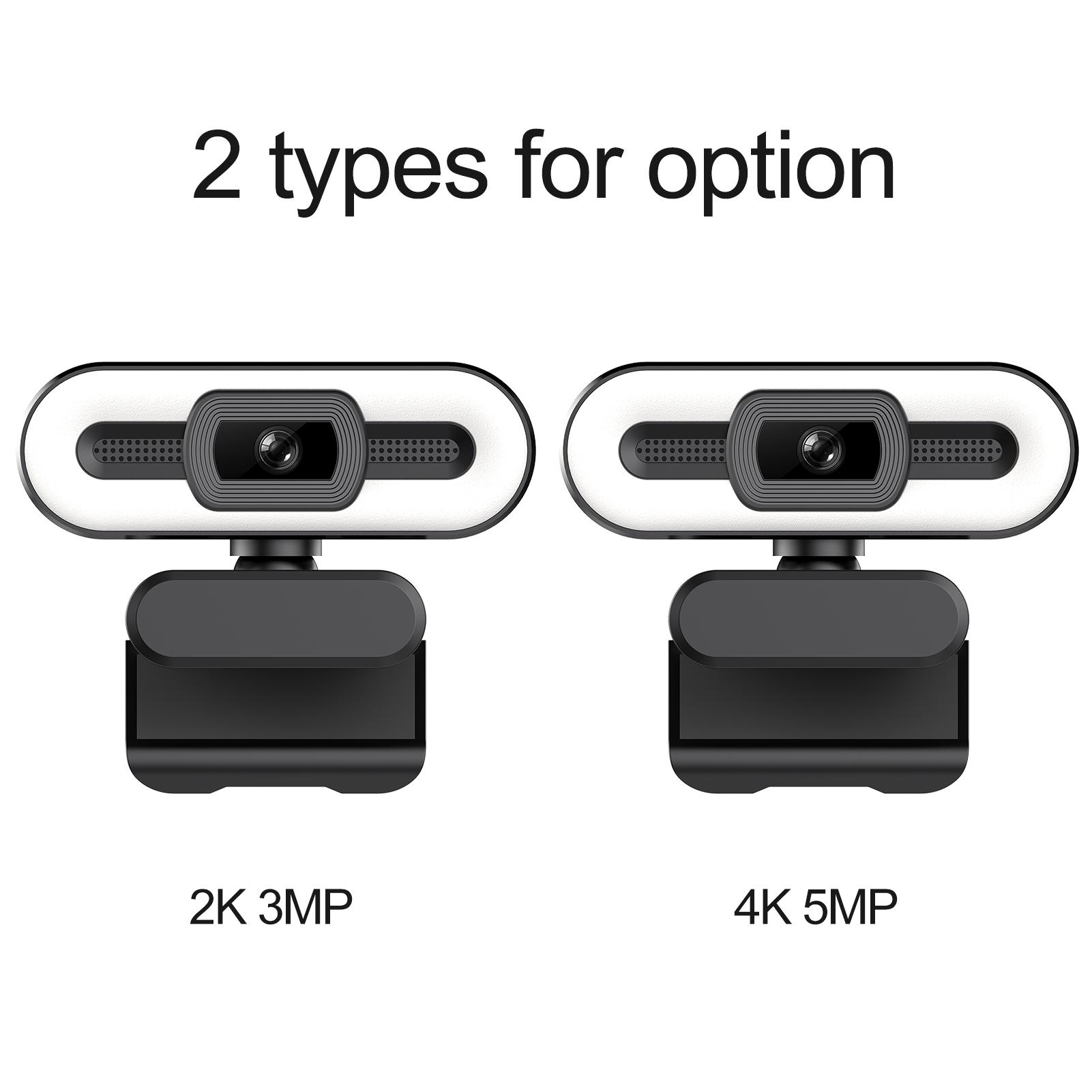 Webcam USB với đèn chiếu sáng ho Hội nghị truyền hình trực tuyến cuộc gọi video trực tuyến