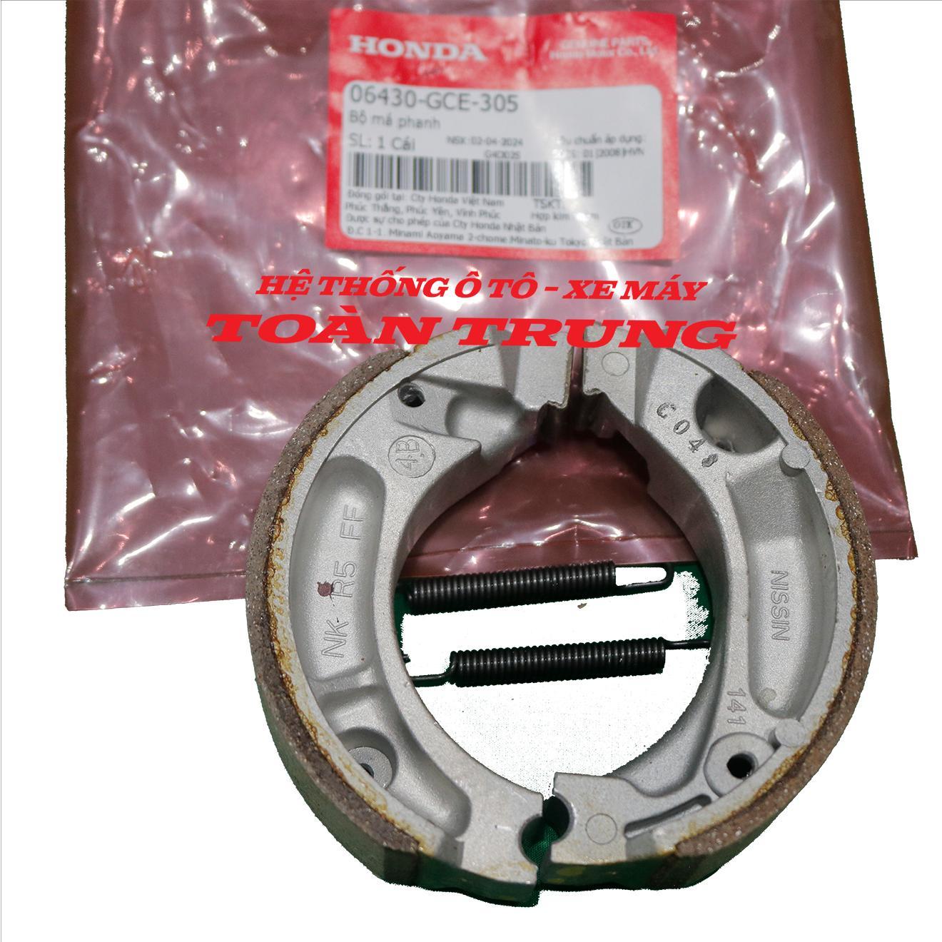 Má phanh xe số chính hãƞg Honda &quot;06430GCE305&quot;, sử dụng được cho tất cả các dòng xe số Honda