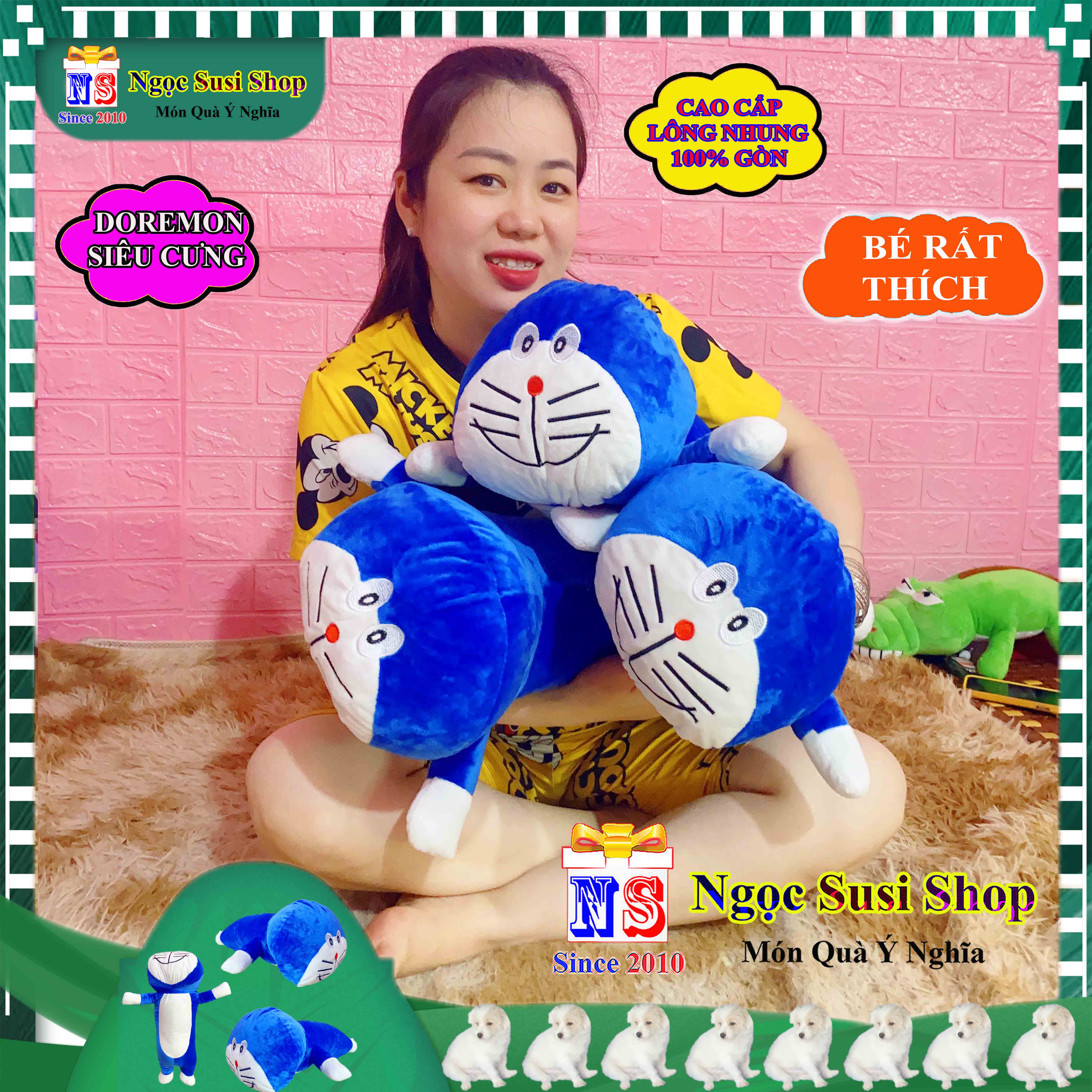 THÚ NHỒI BÔNG DORAEMON DOREMON BÉ RẤT THÍCH ÔM NGỦ - GẤU BÔNG ĐÔRÊMON HÀNG ĐỘC