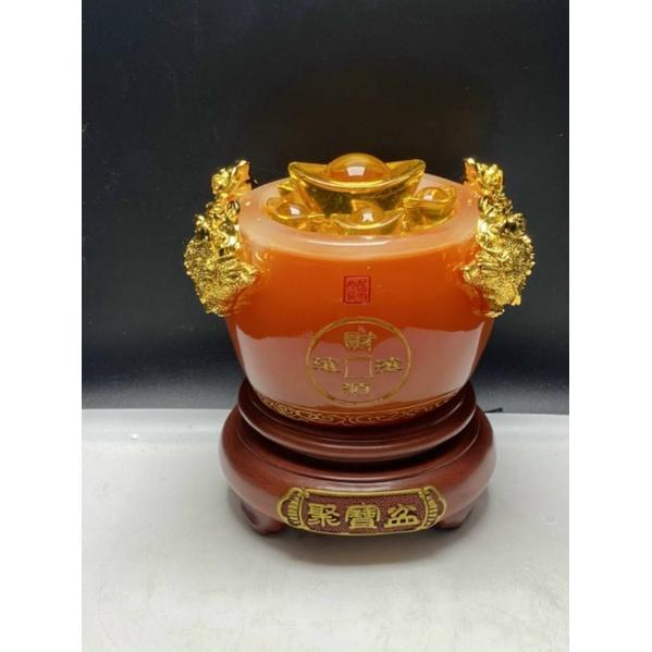 Bát Tụ Bảo  Đá Ngọc Chiêu Tài Lộc, kích thước 15cm, Có đế đẹp, đủ màu