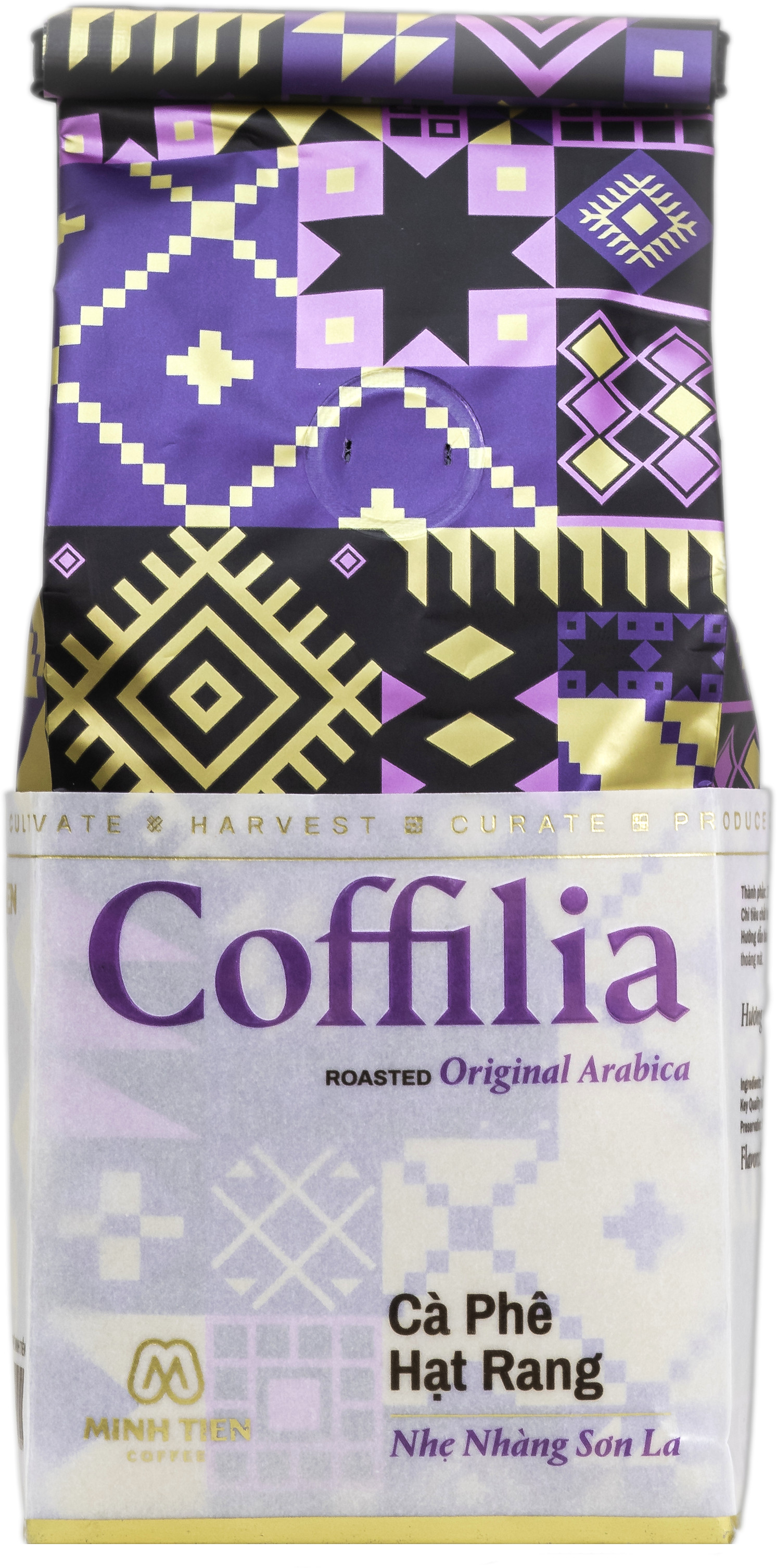Cà phê hạt rang Coffilia - Nhẹ nhàng Sơn La gói 250g
