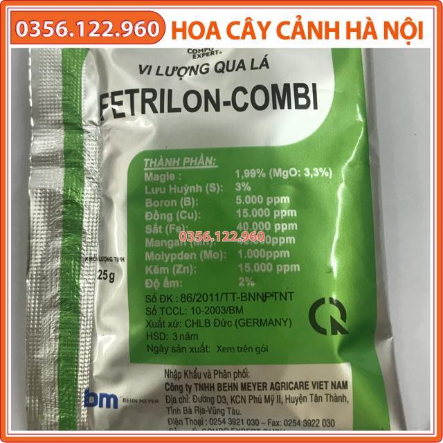 Phân bón lá vi lượng nhập khẩu cao cấp FETRILON COMBI gói to 25g