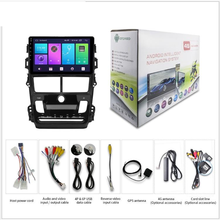 Màn Hình 9 inch Cho Xe VIOS 2018-2020, Đầu DVD Android Tiếng Việt Kèm Mặt Dưỡng Giắc Zin Xe TOYOTA VIOS