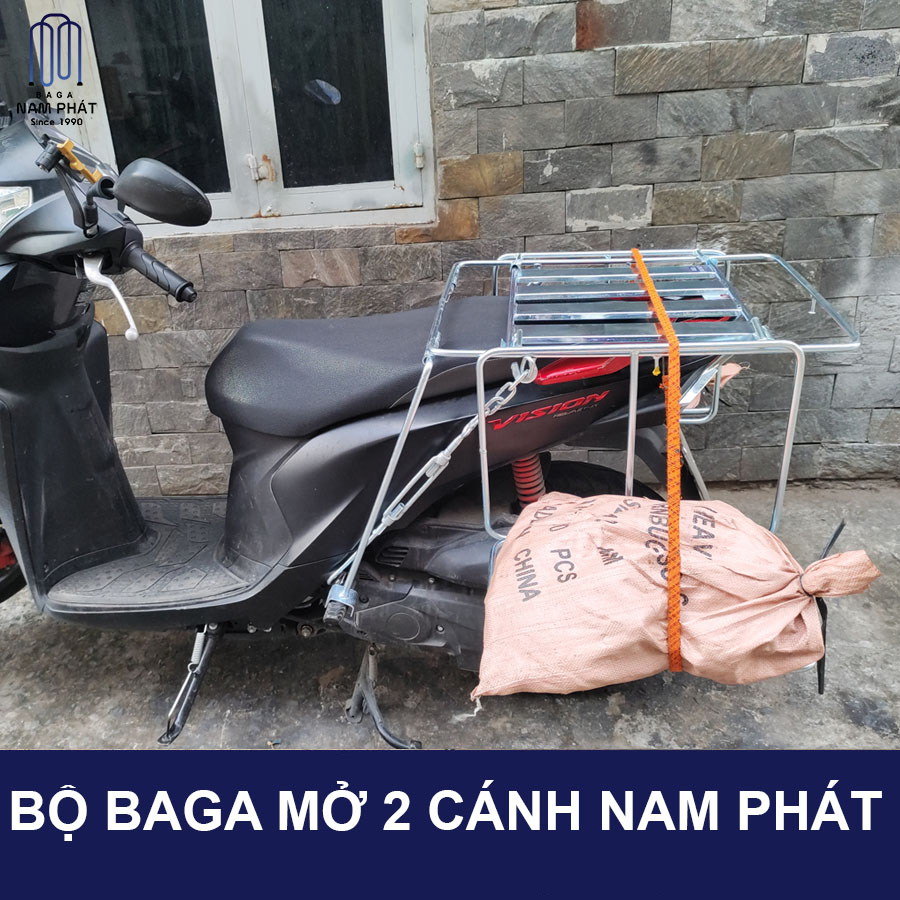 Baga chở hàng Nam Phát 50cm x 58cm và bộ 2 cánh gập mở