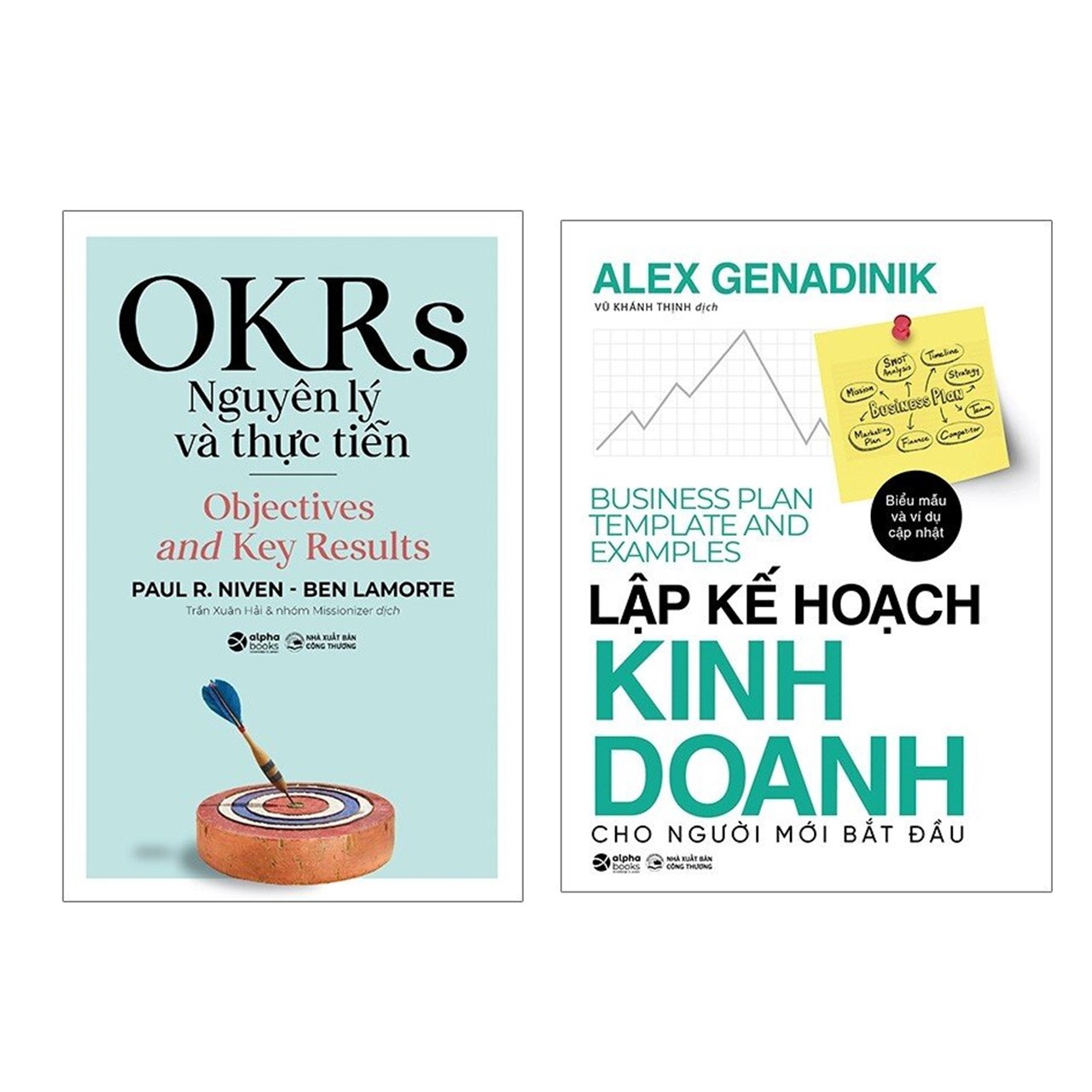 Combo Lập Kế Hoạch Kinh Doanh Cho Người Mới Bắt Đầu + OKRs Nguyên Lý Và Thực Tiễn