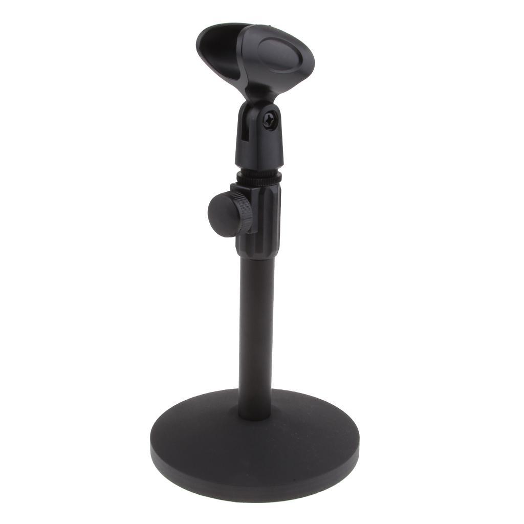 Microphone Arm Stand Bracket for Radio Broadcasting Studio, Lectures/Meeting/On Stage Desk Microphones Stands Accessories