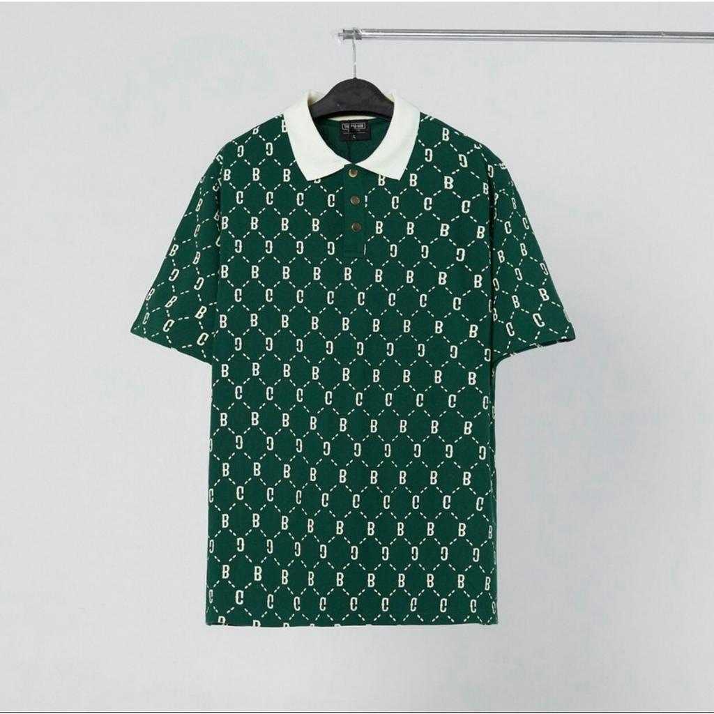 Áo phông polo The Bad god monogram - Trắng, Trắng