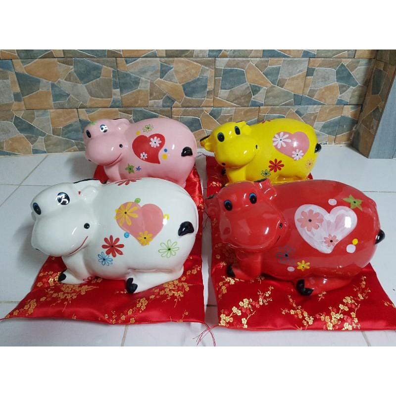 Trâu đất Tiết Kiệm gốm sứ cao cấp