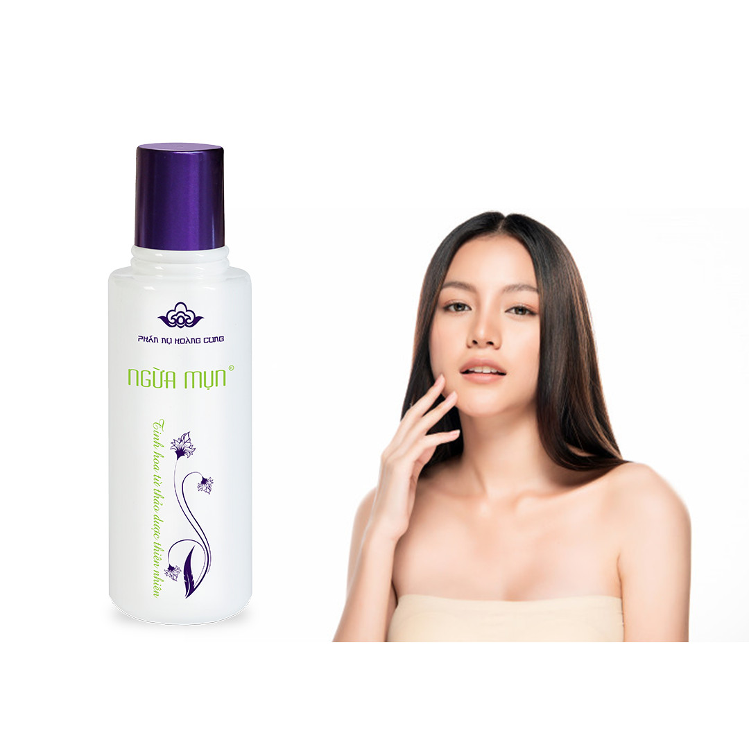 Nước Phấn Ngừa Mụn, Ngừa Thâm, Dưỡng Da, Thông Thoáng lỗ chân lông hiệu quả (120ml) Kèm 1 Hộp Bông Tẩy Trang - Hàng Chính Hãng