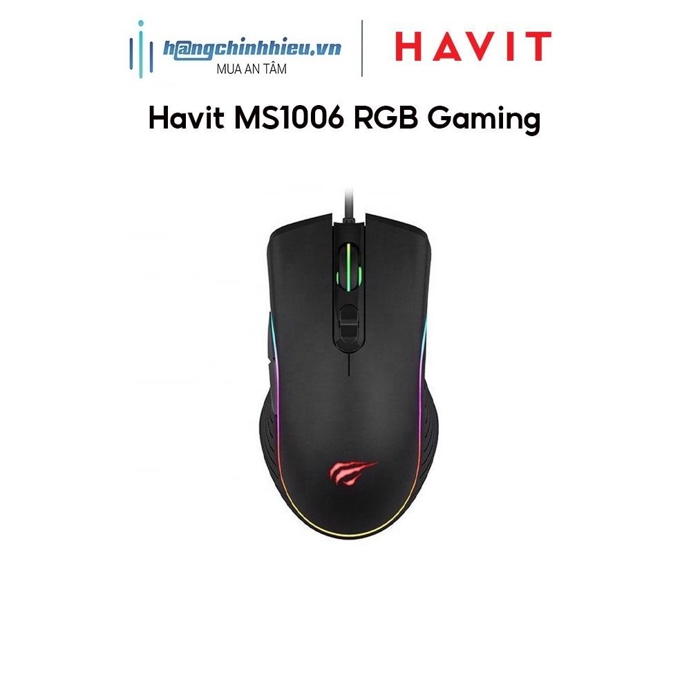 Chuột Havit MS1006 RGB Gaming Hàng chính hãng