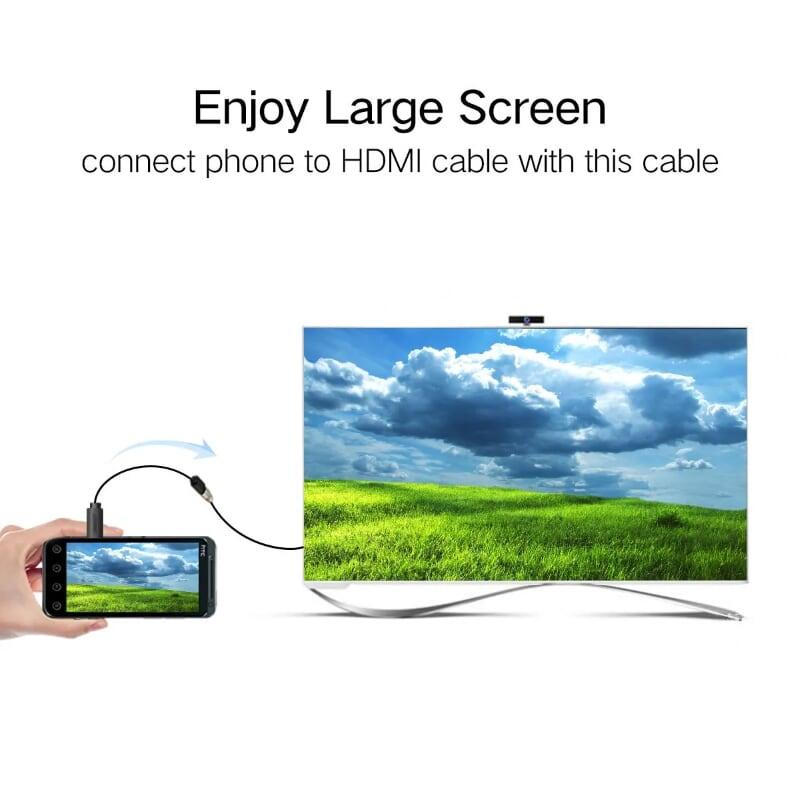 Ugreen UG2013420134TK Màu Đen Đầu chuyển đổi Micro HDMI sang HDMI âm - HÀNG CHÍNH HÃNG