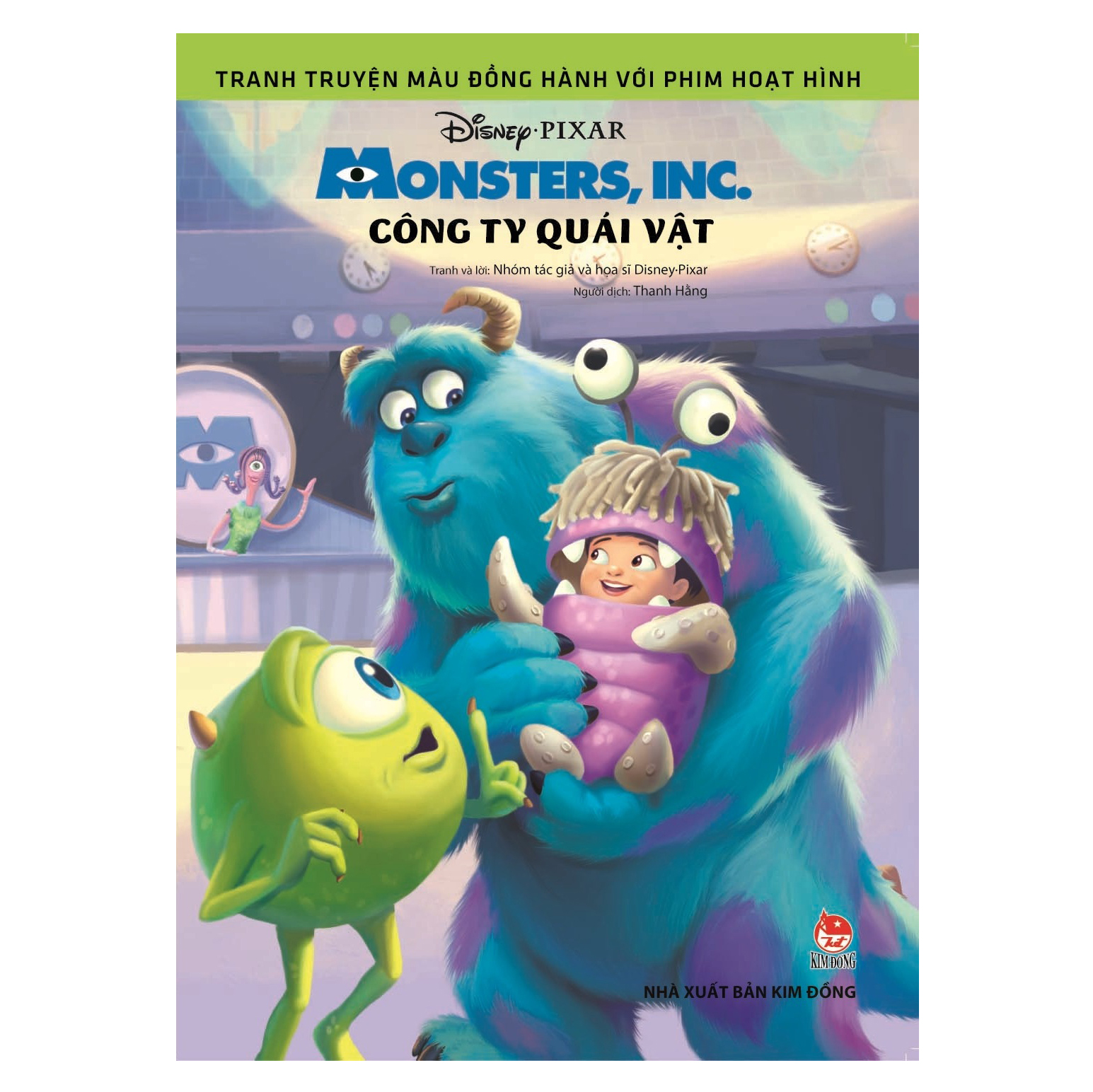 Tranh Truyện Màu Đồng Hành Với Phim Hoạt Hình: Monster, Inc. - Công Ty Quái Vật