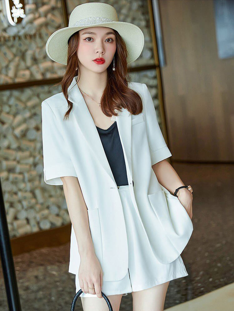 Bộ vest short 3 món túi hộp