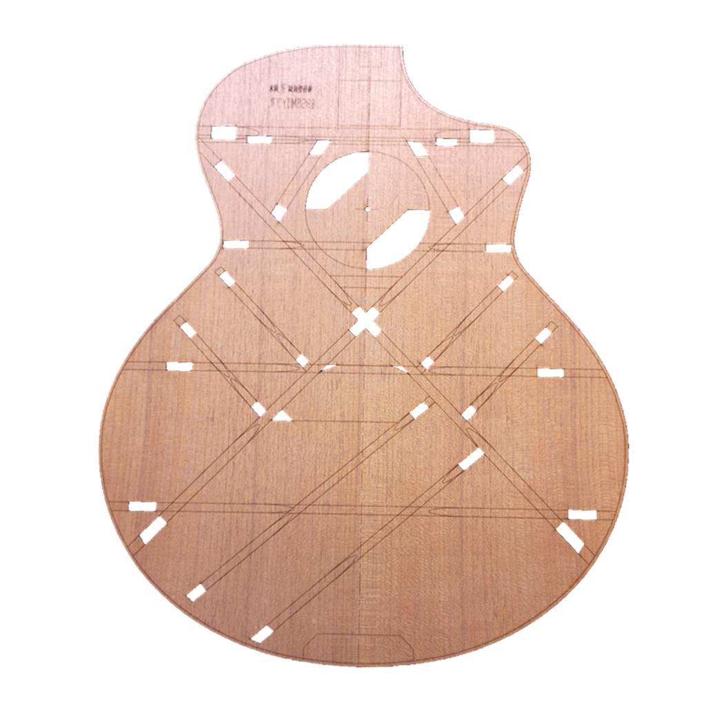 41" Unfinished Wood JF Corner Guitar Body Template Luthier DIY Accessories