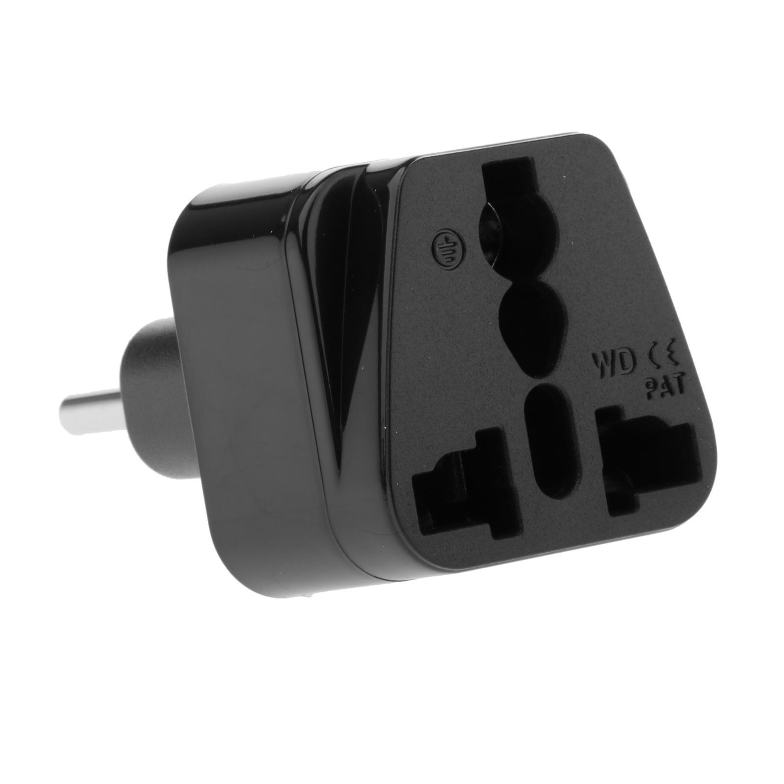 Universal Travel Adapter EU Plug Converter 2 Round Pin 250V