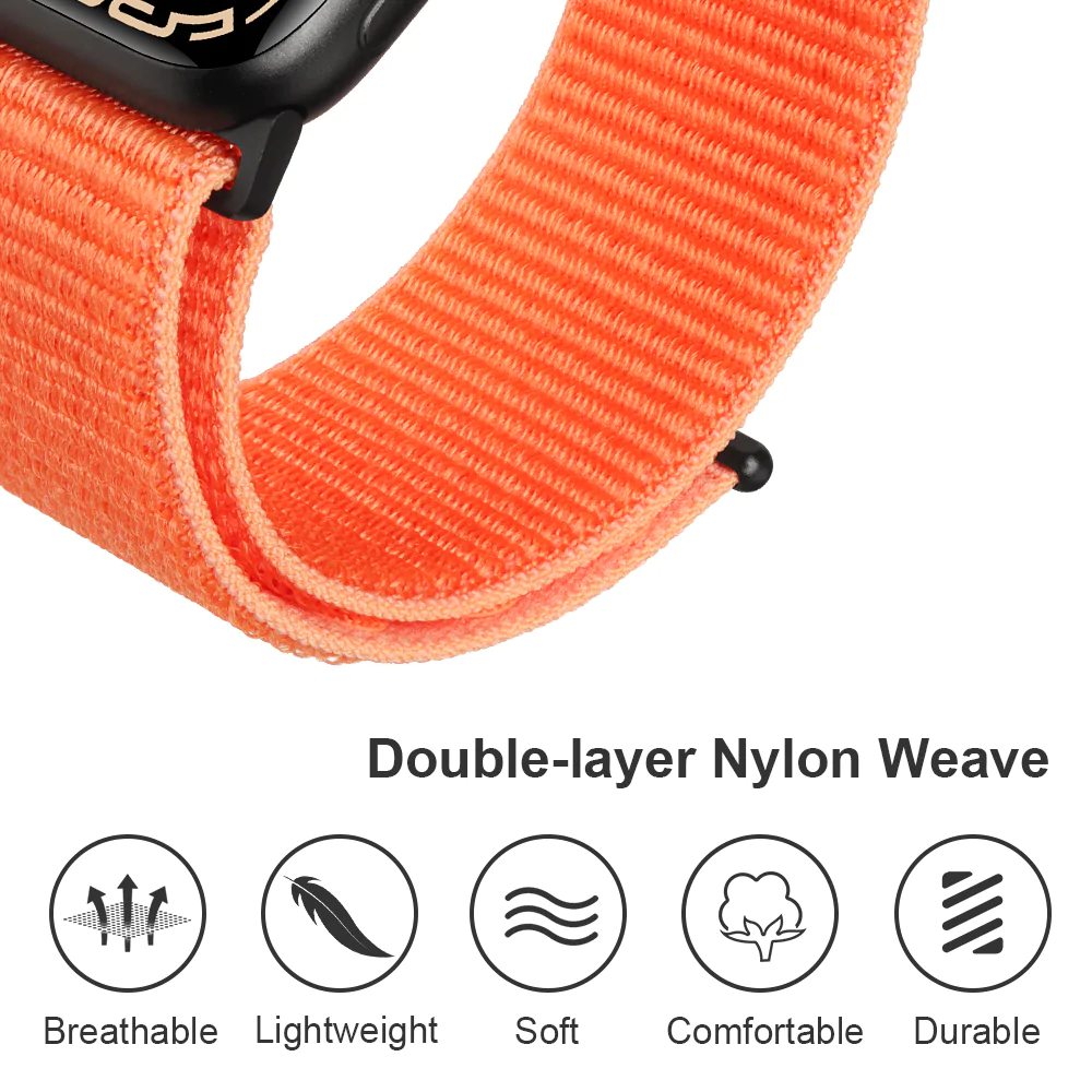 Dây đeo thay thế dành cho Apple Watch Ultra Series 8 49mm / 45mm / 44mm / 42mm chất liệu vải kết hợp với nylon hiệu WIWU Watchband Pro (thiết kế tinh tế, lịch lãm sang trọng, chất liệu cao cấp) - hàng nhập khẩu