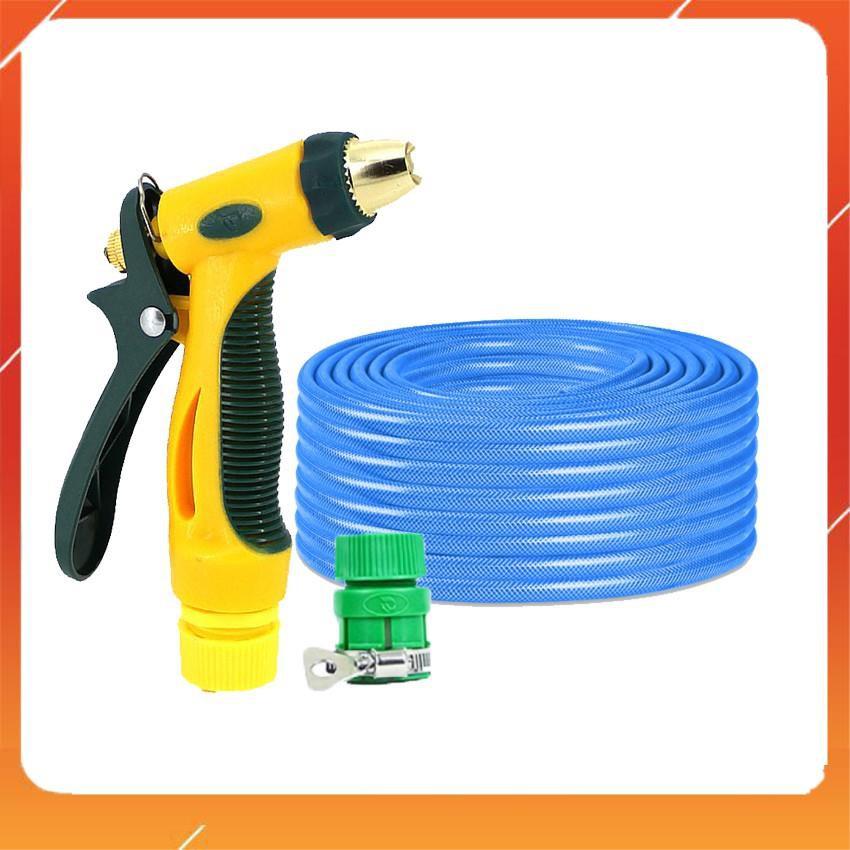 Bộ dây vòi xịt nước rửa xe,tưới cây tăng áp 3 lần 20M 206317