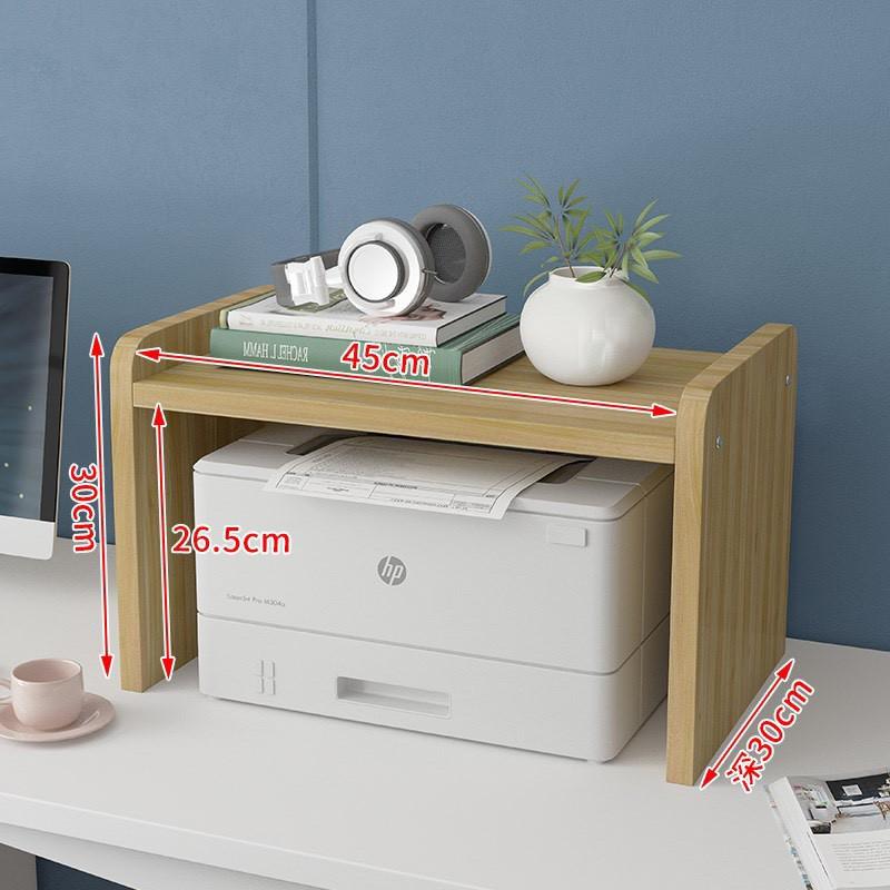 Kệ Để Bàn Văn Phòng 2 Tầng, Kệ Máy In Scan A3 A4, Gỗ MDF Chống Ẩm Cao Cấp