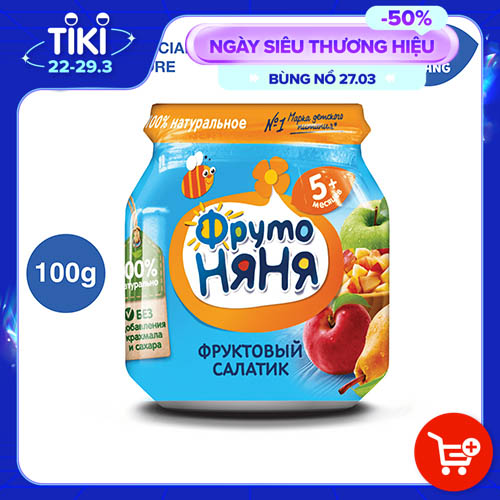 Trái cây nghiền Salad Fruit Fruto Nyanya 100g