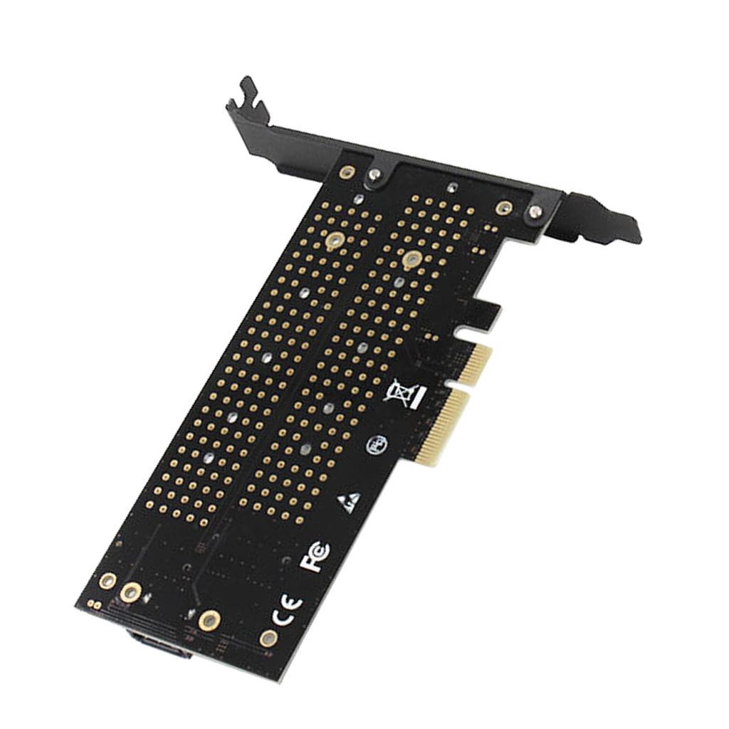 Dual M.2 SSD   -e 3.0 x 4 Host Riser Card