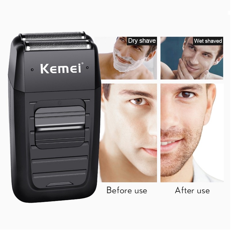 Máy Cạo Râu Cạo Khô Kemei KM1102 - phụ kiện không thể thiếu cho nam giới - Hàng chính hãng