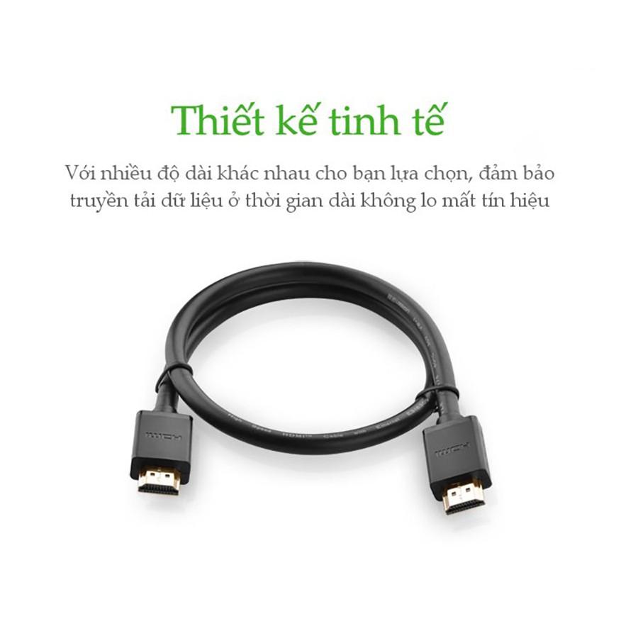 Dây HDMI dài 3M Ugreen 10108 3D*4K - Cáp HDMI To HDMI -Hàng Chính Hãng