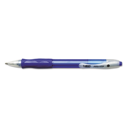 Bút bi siêu lướt BIC Velocity Retractable Ball Pen, 1 cây màu xanh, cỡ ngòi 1.0mm