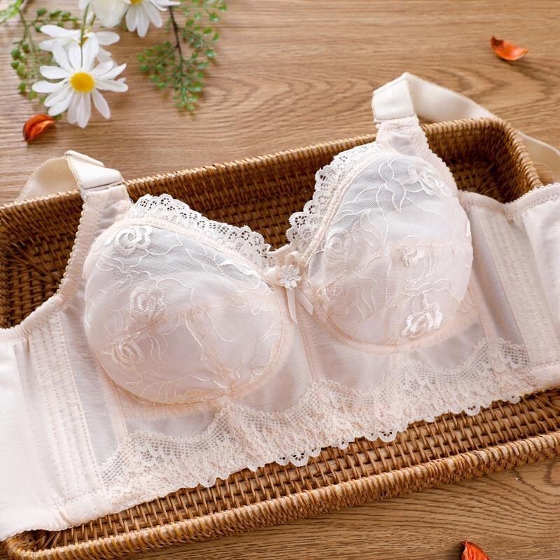 BIGSIZE Áo Lót Không Gọng Không Mút Bản Lưng To