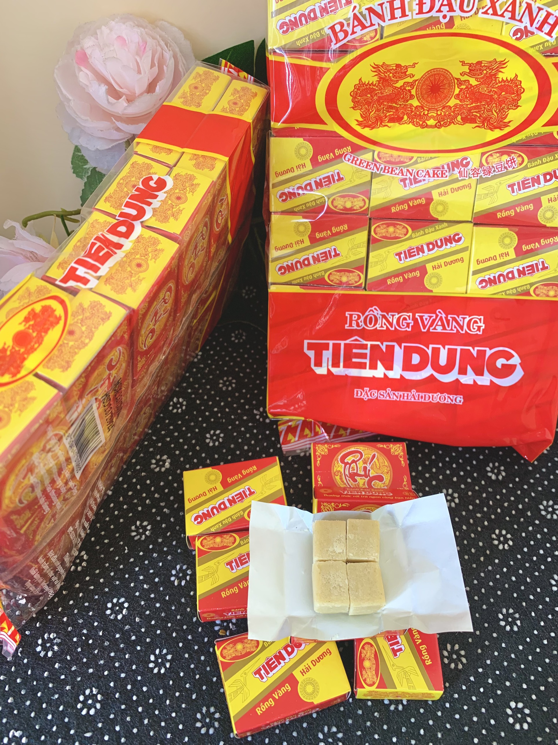 Bánh Đậu Xanh Rồng Vàng Tiên Dung 430g