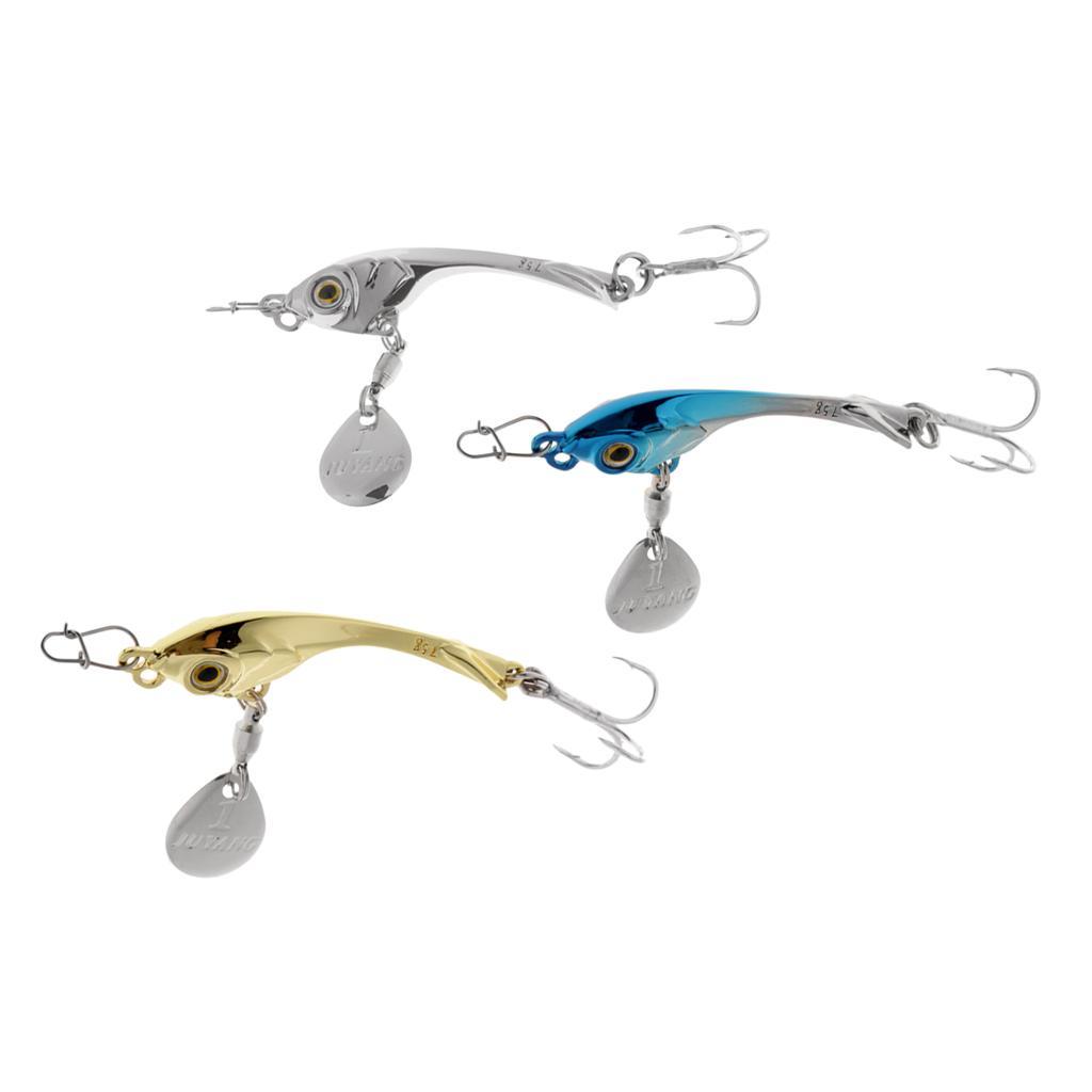 Durable Fake Fishing Lures Metal Spoon Baits Lures Set With Fishing Hook