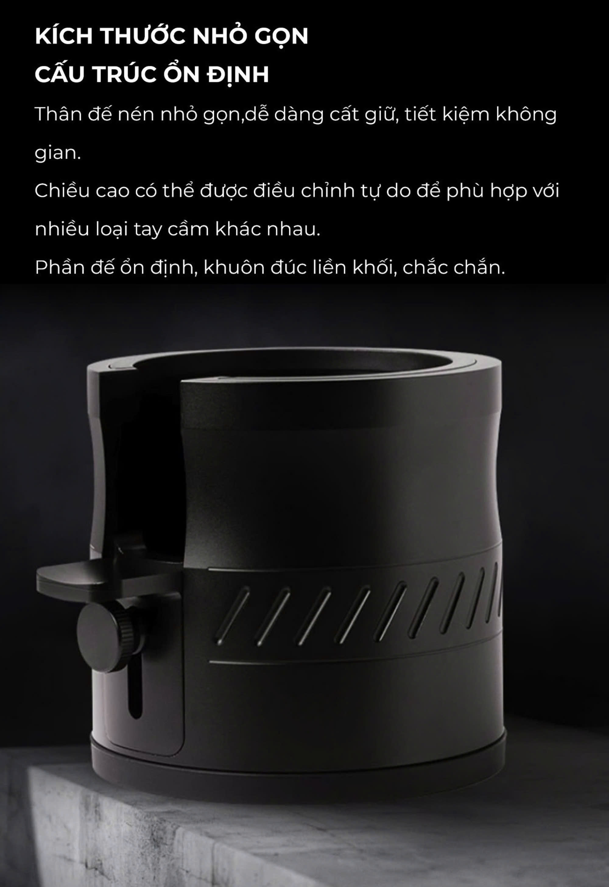 Đế nhôm giá đỡ tay cầm FEEPIE 51mm 58mm