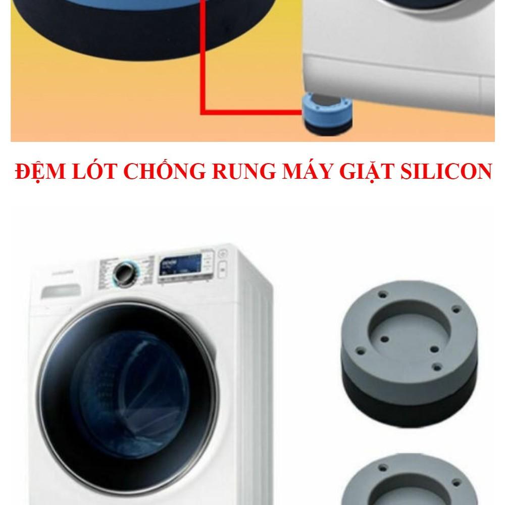 BỘ 4 CHÂN ĐỆM LÓT CAO SU KÊ MÁY GIẶT TỦ LẠNH CHỐNG XÊ DỊCH CHỐNG RUNG CHỐNG ỒN TIỆN LỢI CHẮC CHẮN