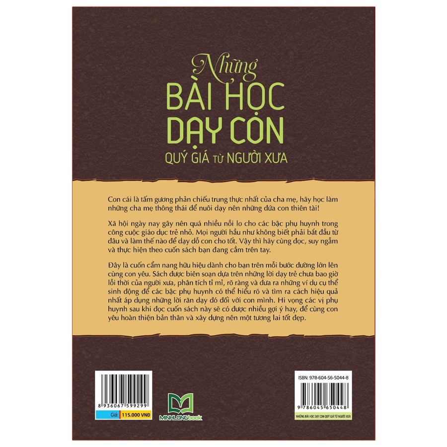 Sách Những Bài Học Dạy Con Quý Giá Từ Người Xưa