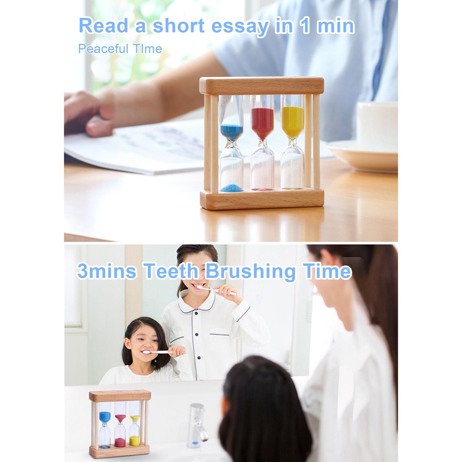Đồng hồ cát cho trẻ em hoặc trang trí bàn làm việc 1-3-5 phút nhiều màu