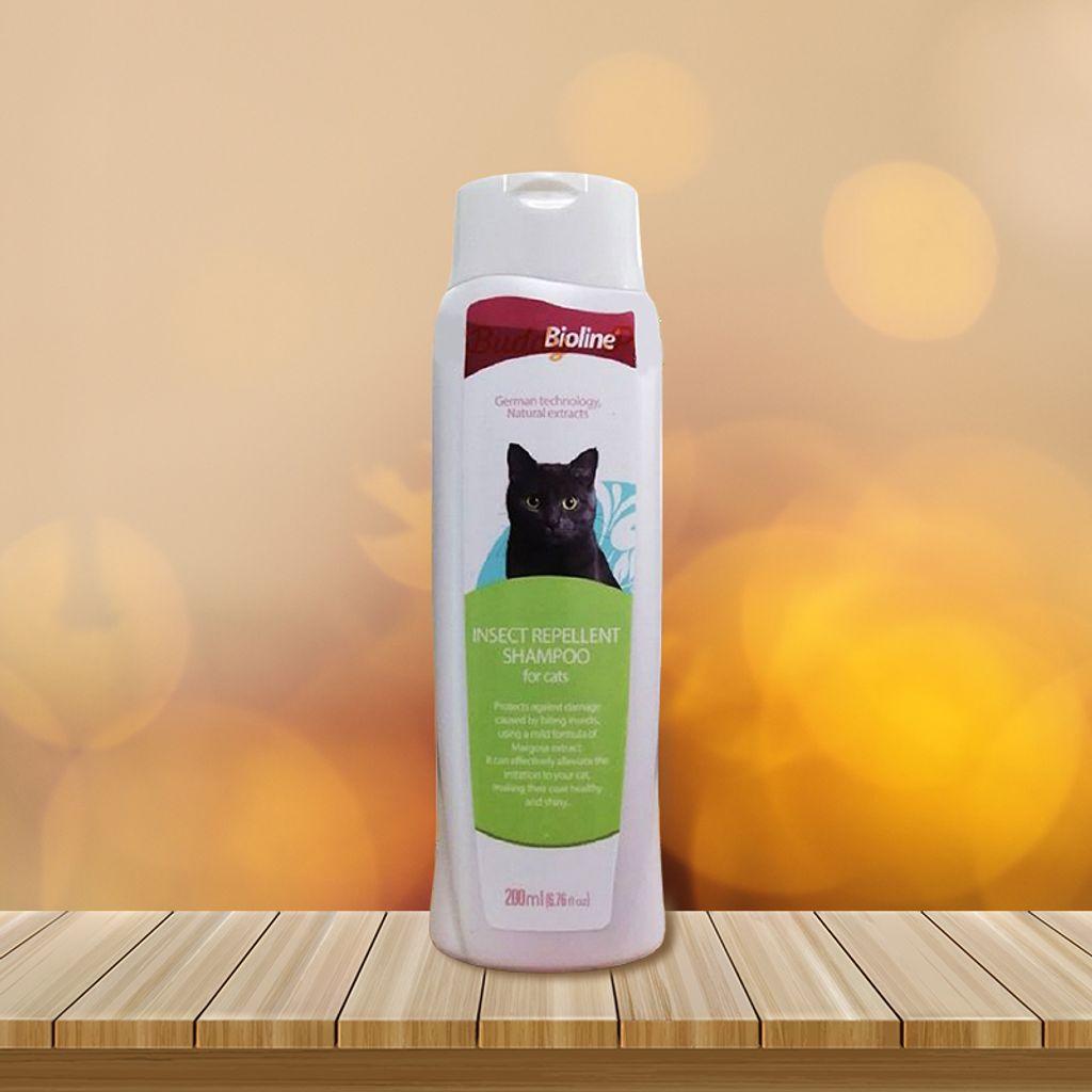 Cat Shampoo - Sữa tắm chuyên dùng giành cho mèo anh - lông ngắn - lông dài Bioline