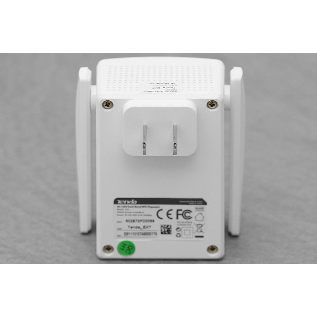 Bộ Mở Rộng Sóng Wifi Chuẩn AC1200 Tenda A18 Trắng - HÀNG CHÍNH HÃNG