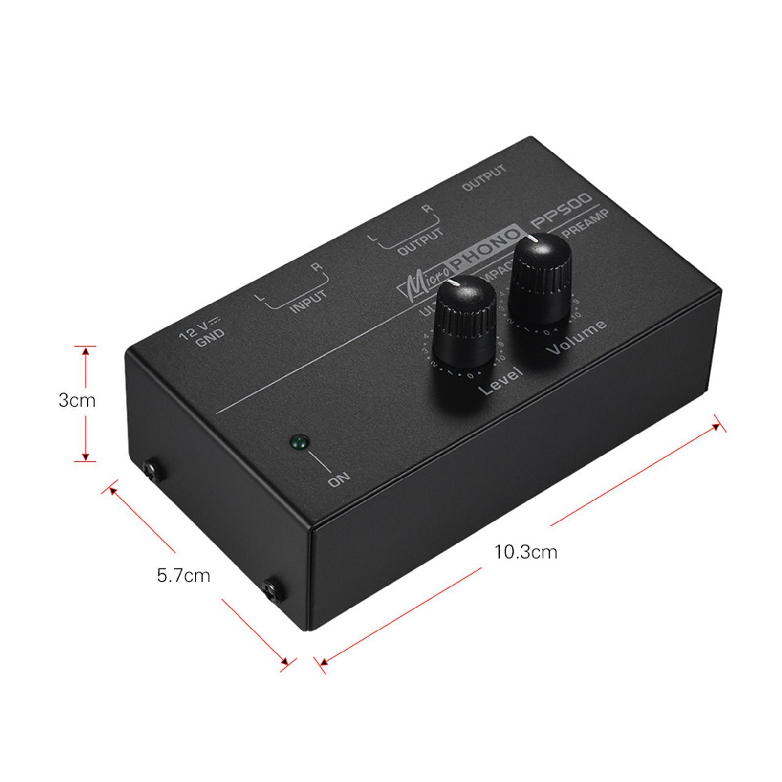 PP500 Phono Turntable Preamp Electronic  Input /TRS Output Stereo