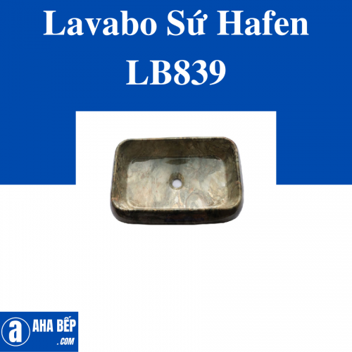 LAVABO SỨ HAFEN LB839. Hàng Chính Hãng