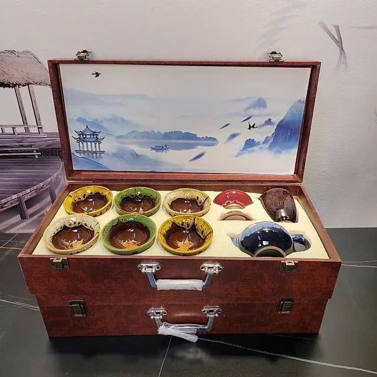 Bộ ấm chén uống trà ngũ hành