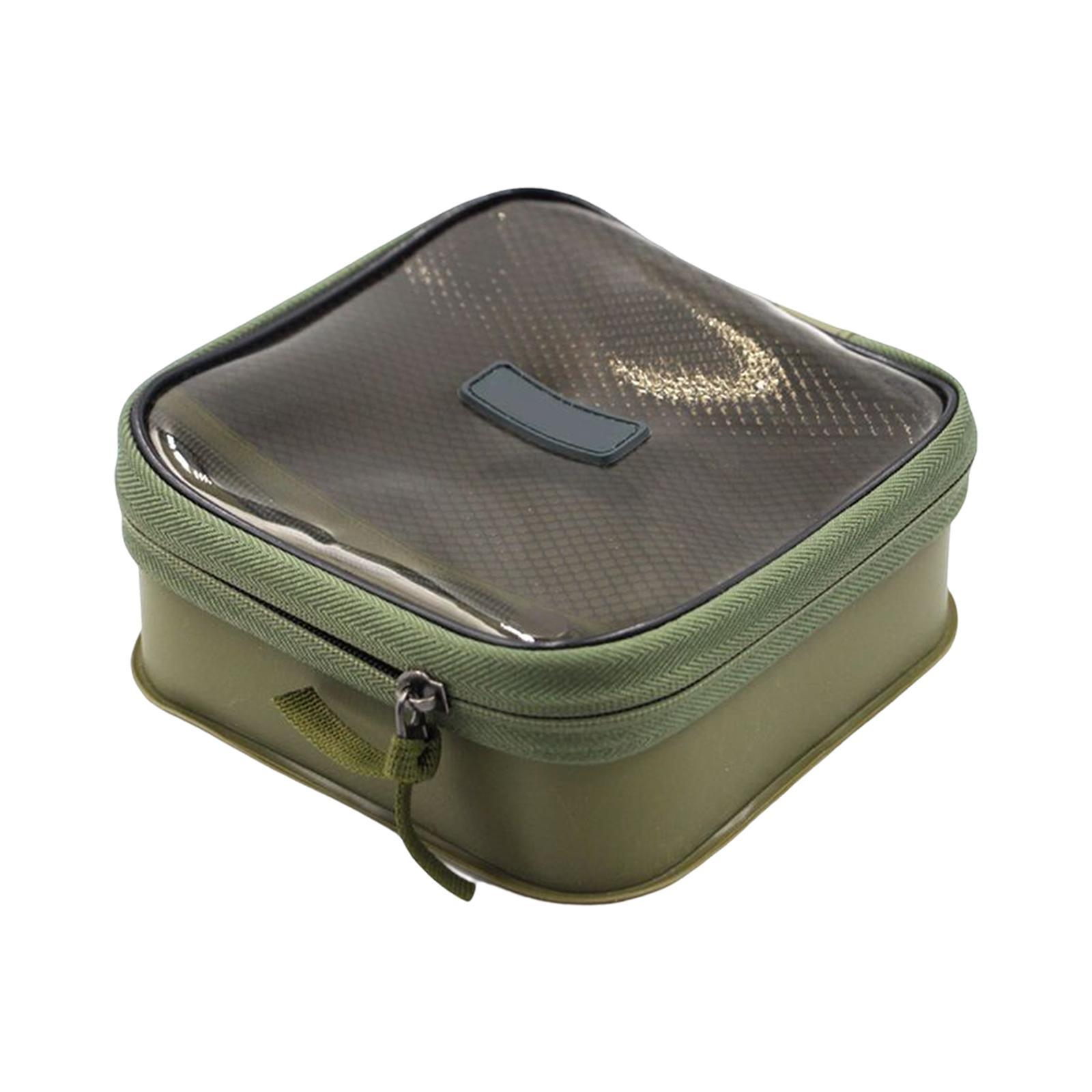Water Resistant Fishing Tackle Bag Storage Bag Square EVA Fishing Accessories for Baitcasting Outdoor Raft Reels Fly Fishing