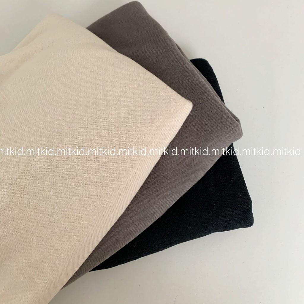 Áo nỉ trơnchất nỉ mềm thời trang cho bé