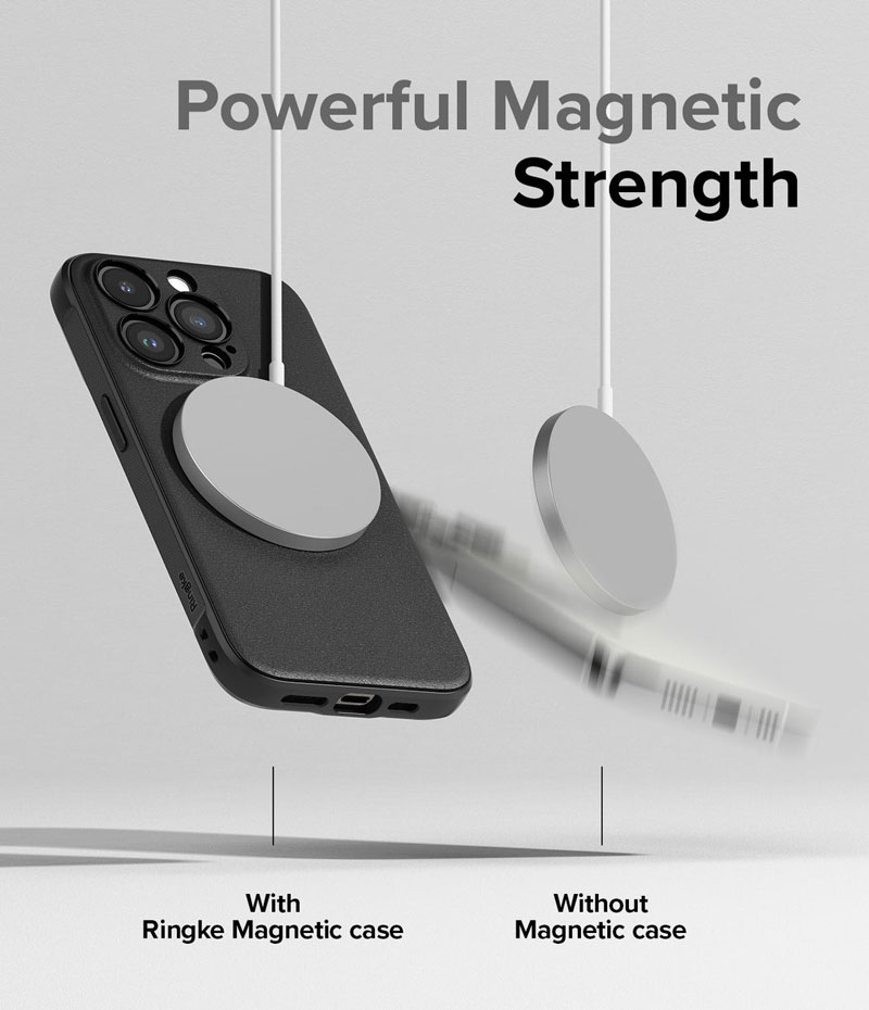 Ốp lưng cho iPhone 15/15 Pro/15 Pro Max RINGKE Onyx Magnetic - Hàng Chính Hãng