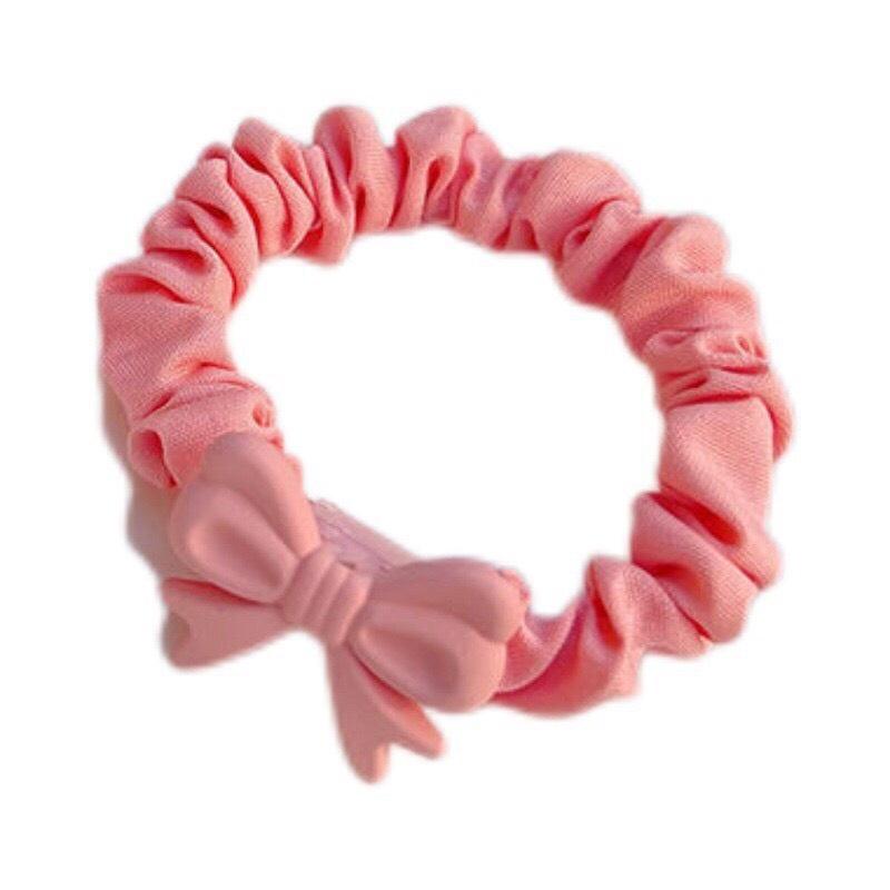Dây cột tóc crunchies NƠ màu pastel xinh xắn - Nunam shop